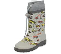 Beck Garçon Baustelle Bottes bottines de pluie, Gris, 33 EU
