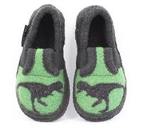 Beck Garçon Dino Chaussons Bas, Vert, 34 EU
