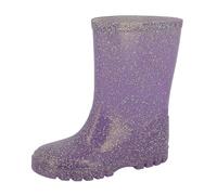 Beck Garçon Fille Glitzer-910 Botte de Pluie, Lilas, 23 EU