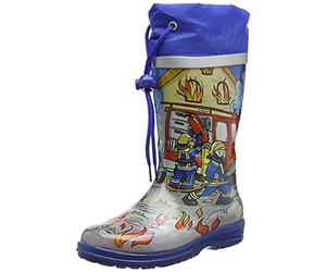 Beck Garçon Fire Bottes bottines de pluie, Multicolore, 35 EU