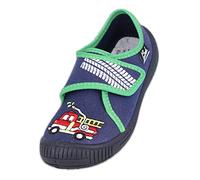 Beck Garçon Fire Chaussons Bas, Bleu, 25 EU