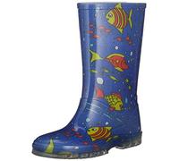 Beck Garçon Fische Botte de pluie, Bleu, 30 EU