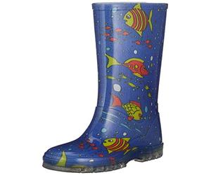 Beck Garçon Fische Botte de pluie, Bleu, 30 EU