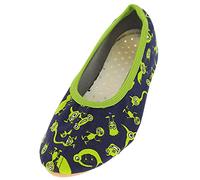 Beck Garçon Monster Chaussures de Gymnastique, Bleu, 32 EU