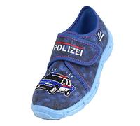 Beck Homme Polizei Chaussons Bas, Bleu, 36 EU