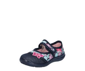 BECK Pantoufle 'Beauty' bleu clair / bleu foncé / rose, Taille 28