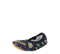 BECK Pantoufle bleu / bleu foncé / jaune / gris / rouge / noir / blanc, Taille 24