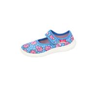 BECK Pantoufle bleu clair / rose / noir / blanc, Taille 30