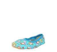 BECK Pantoufle 'Dreamworld' turquoise / mélange de couleurs, Taille 23