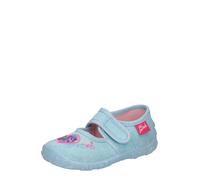 BECK Pantoufle 'Einhorn' bleu clair / gris / rose, Taille 30