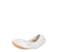 BECK Pantoufle 'Glamour' champagne / gris argenté / blanc cassé, Taille 41