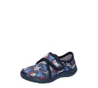 BECK Pantoufle 'Haie' marine / bleu foncé / gris / rouge / blanc, Taille 35