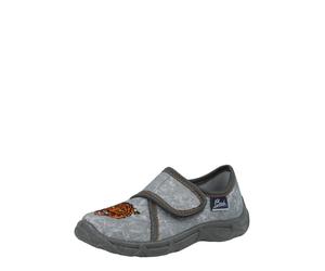 BECK Pantoufle 'Jungle' gris / gris foncé / orange, Taille 27