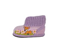 BECK Pantoufle 'Kitz' olive / lavande / orange foncé / rose, Taille 33