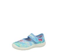 BECK Pantoufle 'Nixe' nude / turquoise / bleu clair / rose clair, Taille 26