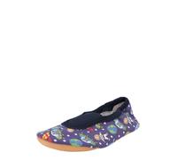 BECK Pantoufle 'Space' bleu foncé / jaune / gris / vert / rouge, Taille 30