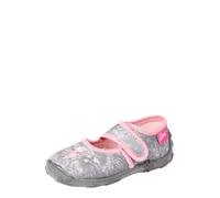 BECK Pantoufle 'Tänzerin' gris / rose / blanc, Taille 24