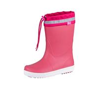 BECK Bottes en caoutchouc 'Wellies' gris / magenta, Taille 34
