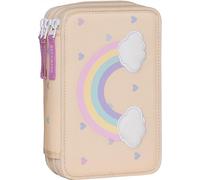 Beckmann 3-Fold Pencil Case Yellow Heart