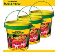 Beckmann 3 x 1 KG Engrais de Floraison Mastercote Depot-Perls Plante Roses