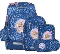 Beckmann Active Air FLX Schoolbag Set 6-teilig 20-25L Cheeta