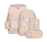 Beckmann Active Air FLX Schoolbag Set 6-teilig 20-25L Yellow Heart