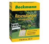 BECKMANN Engrais gazon 3 kg effet longue durÃ©e Engrais gazon longue durÃ©e engr