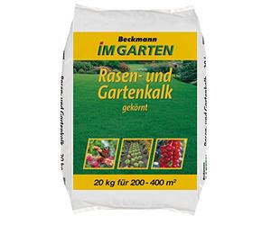 Beckmann im Garten 11190 Beckmann Calcaire pour gazon et jardin Blanc 20 kg