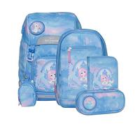 Beckmann sac d'école Classic Schoolbag Set 6 pièces 22L Fairytale bleu clair