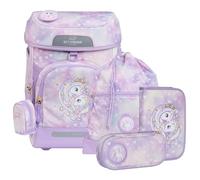 Beckmann sac d'école Plus Air Schoolbag 7 teilig Unicorn Princess Purple lilas