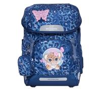 Beckmann sac d'école Plus Air Schoolbag Cheetah Dark Blue bleu