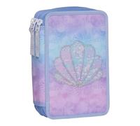 Beckmann Trousse à Crayons 3-Fold Pencil Case Seashell Lilas