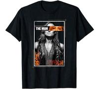 Becky Lynch The Man Photo T-Shirt Graphic Top Printed Shirt Short-Sleeve Tee Mens T-Shirt Graphic Unisex Tee Shirt Black L