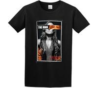 Becky Lynch The Man T-Shirt Men's Black Tee Manches Courtes(Medium)