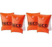 Beco 9703 - Bouée avec système à Double Chambre, Aide à la Natation pour Petits Enfants de 2 à 6 Ans, 15-30 kg, Orange, certifiée TÜV et GS (Lot de 2)