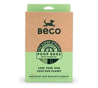 Beco Bags - Pack de voyage - 60 grands sacs à crottes solides pour chiens