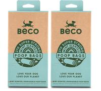 Beco Bags - Pack de Voyage - 60 Grands Sacs à crottes Solides pour Chiens (Lot de 2)