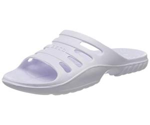 BECO Beco Pantoletten, Badelatschen Unisex, Mules Homme, Blanc (Weiß 1), 41 EU