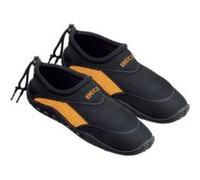 BECO chaussure aquatique chaussures de bain chaussons d'eau chausson de sport pour femme et homme divers couleurs - Multicolore (noir/orange) - 43