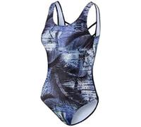Beco Classic Maillot de Bain Femme, Bleu/Noir, 42