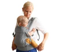 Beco Gemini 2.0 Porte-Bébé Physiologique Naissance à Bambin (3-15kg) M-Cloud™ - 4 Positions de Portage, Ajustable pour Tous les Parents - Gris