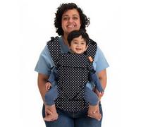 Beco Gemini Porte bebe de la naissance à la petite enfance | Porte-bébé ergonomique pour bébés de 3,2 à 15,8 kg (7-35 lbs) | Position M, Ajustement Facilité, 100% coton (Iris)