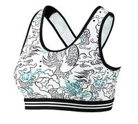 Beco Haut de Bikini avec Fermeture Dorsale réglable à 3 Positions pour Femme XL Blanc/Multicolore