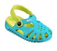 BECO Mixte Enfant Kinder Sandales Bride arrière, Bleu (Blau 6), 27 EU