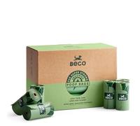 Beco Strong & Large BBG-540 Sacs à déjections canines (36 rouleaux de 15) Non parfumés Compatible avec distributeur de sacs à déjections canines Vert