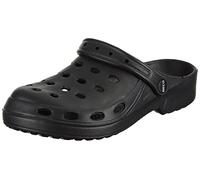 Beco Femme Damen Clogs Leichte Badeschuhe Wohlfühlpantoletten Sabots, Noir, 36 EU