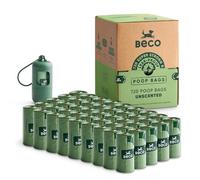Beco Sacs à déjections canines solides et grands - 720 sacs (48 rouleaux de 15) - Non parfumés - Sacs à déjections canines compatibles avec les distributeurs