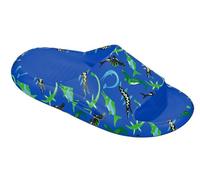 Beco Sandales de bain unisexes pour enfant - Motif dinosaures océaniques - Chaussures de maternelle - Chaussures de course sur route, bleu, 24/25 EU