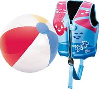 Beco Sealife - Gilet de sauvetage Pinky taille M avec... Ballon de plage