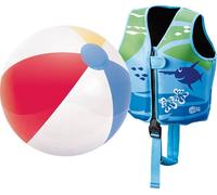 Beco Sealife - Gilet de sauvetage Ray taille S avec ceinture de sécurité Ballon de plage